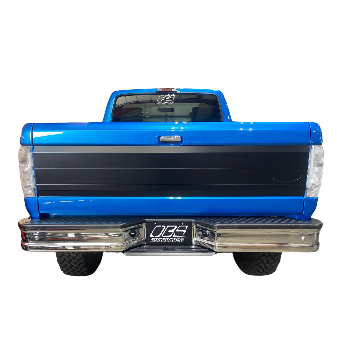 OBS Solutions Tailgate Panel Oval with Two Lines - 1987-1997 Ford F-Series OBS Solutions LLC