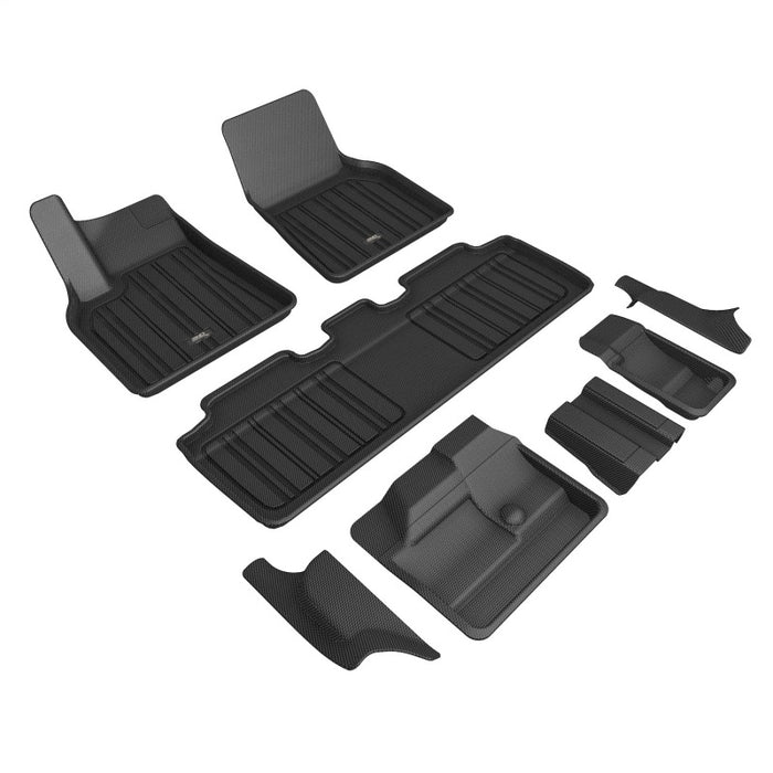 3D Maxpider 21-22 Tesla Model Y 7 places Elitect Noir R1 R2 R3