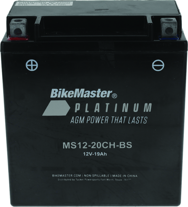 Batterie AGM BikeMaster - MS12-20CH-BS