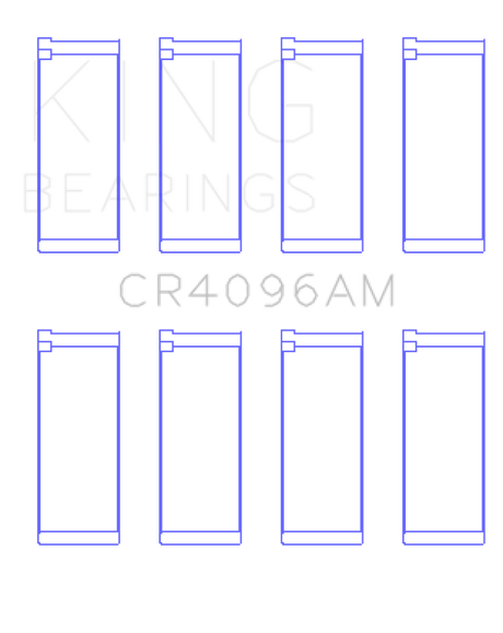 Jeu de roulements de bielle King Engine Bearings Mazda Fe/G6/F8 (taille +0,50 mm)