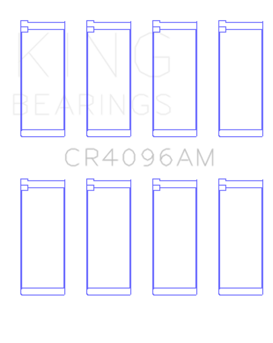 King Engine Bearings Mazda Fe/G6/F8 (Size +1.0mm) Connecting Rod Bearing Set