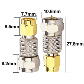 SMA MALE TO F MALE ADAPTER From Kit