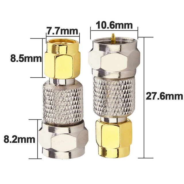 SMA MALE TO F MALE ADAPTER From Kit