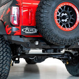 Addictive Desert Designs Bomber Rear Bumper with Cube Light Mounts | 2021+ Ford Bronco