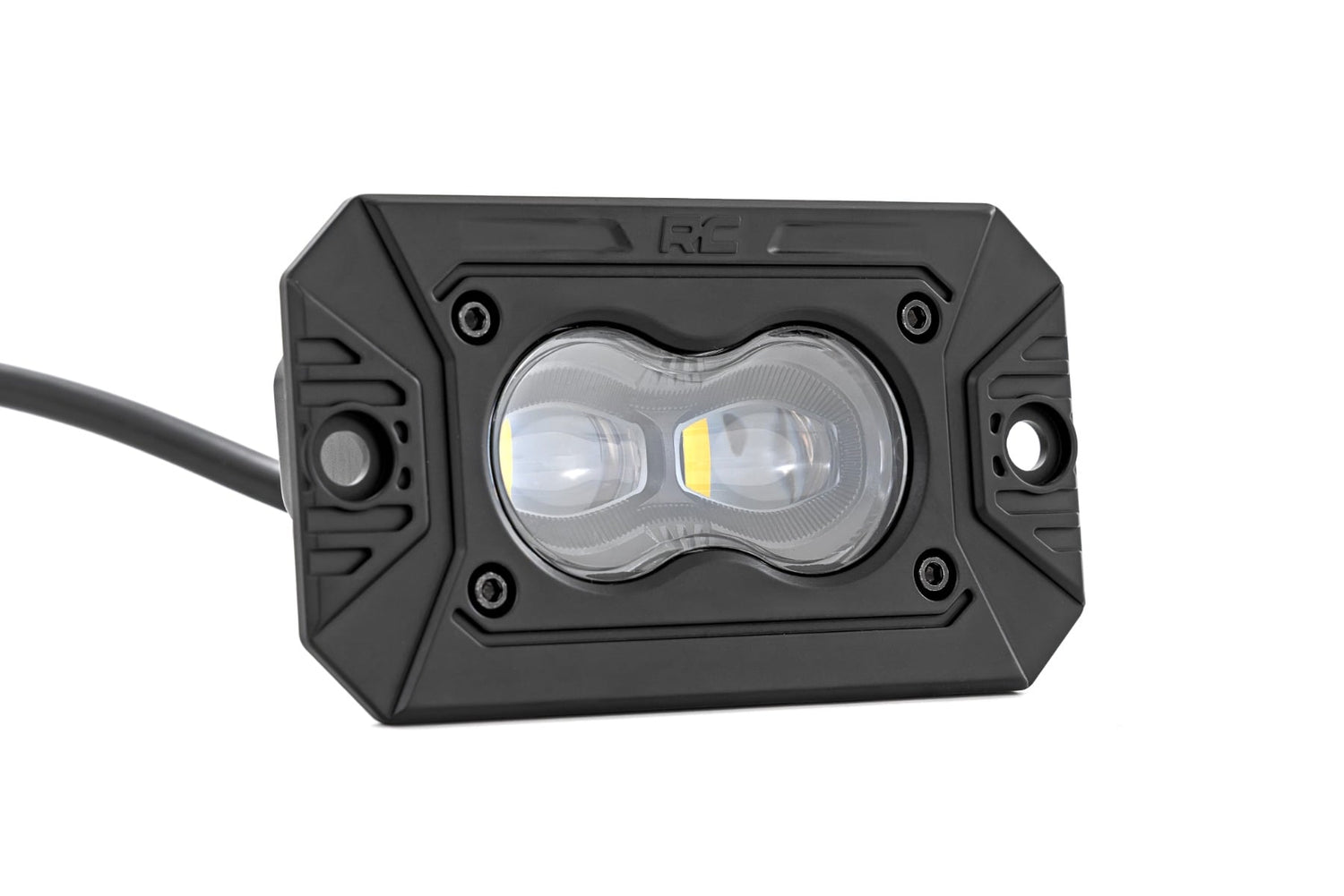 Rough Country Black Series 3x1.75 Inch LED Slim Fog Light Pair