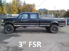 Reverse Shackle Kit - (OBS Springs) 1992-1997 F-250/350 Sky's Offroad Design