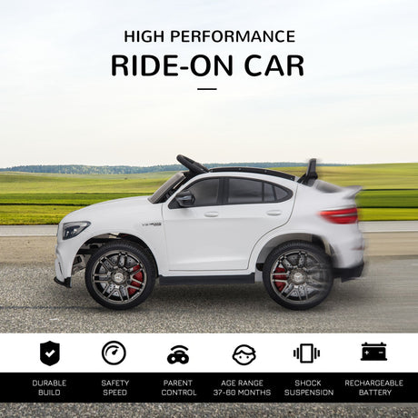 Mercedez-Benz 12V Kids Ride-On Car with Remote Control, Music, and Lights - A Premium Driving Experience for Young Ones