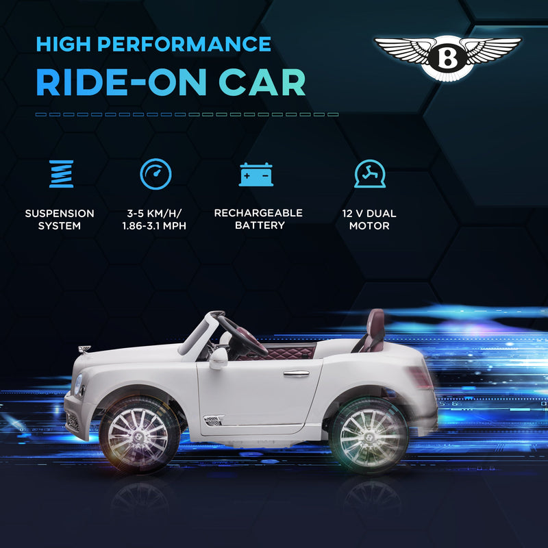 Bentley Mulsanne 12V Electric Ride On Car with LED Lights and MP3 Player