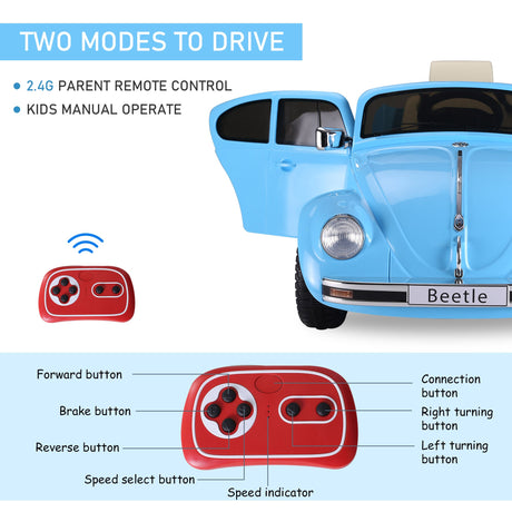 Volkswagen Electric Kids Ride-On Car 6V Battery Powered Toy