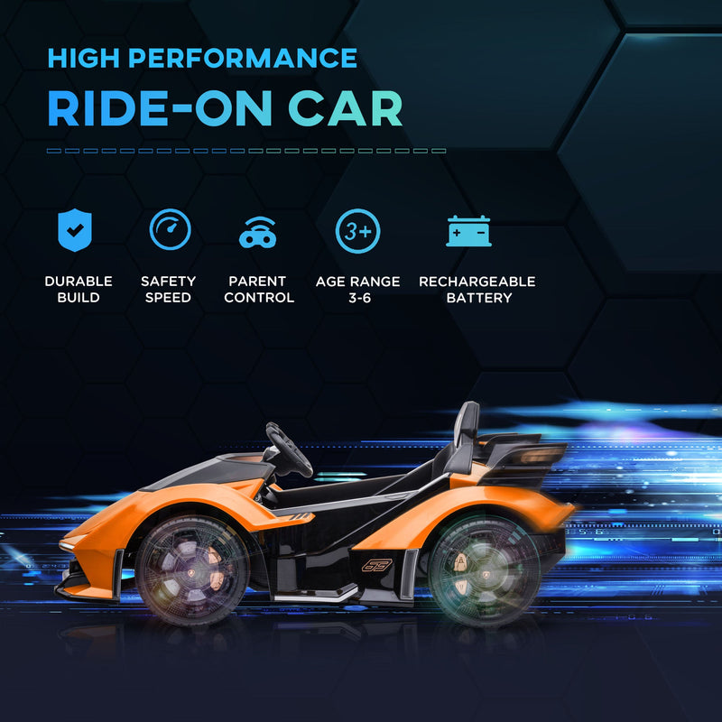 12V Lamborghini Kids Ride-On Sports Car with Remote Control
