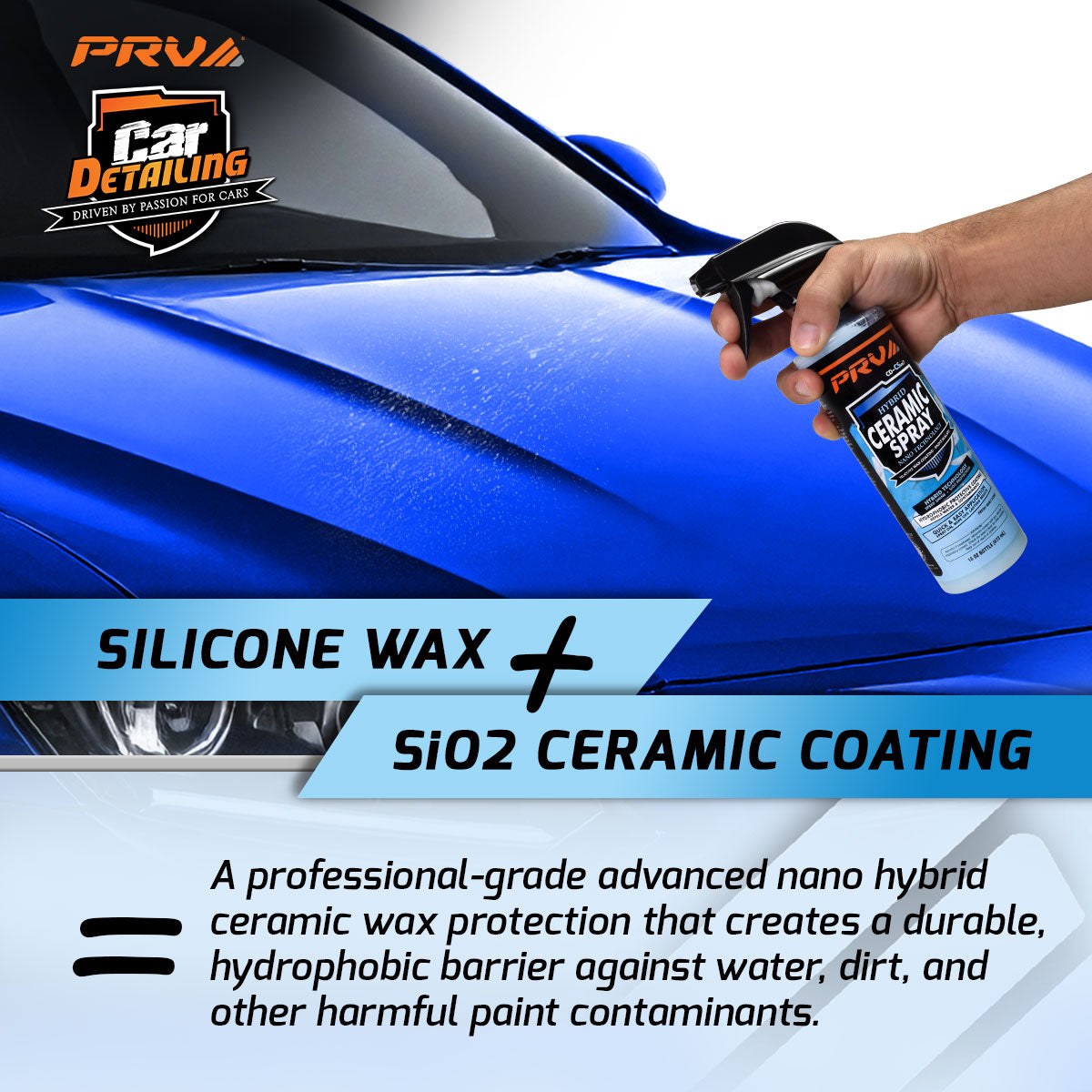 Hybrid Ceramic Wax Spray PRV Audio