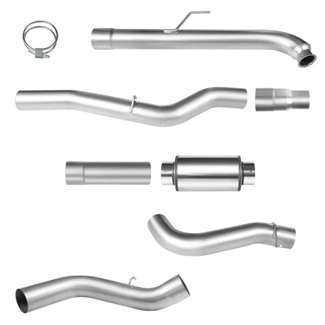 For 4 Inch/5 Inch 2001-2007 LBZ LLY LB7 6.6 for Chevy Duramax Downpipe-Back DPF Delete Race Pipe Flashark