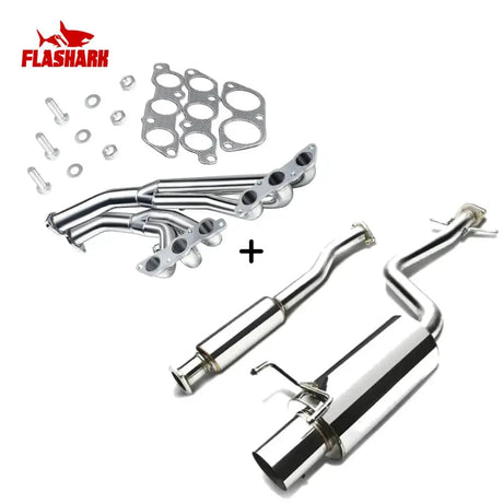 2001-2005 Lexus IS300 SportCross/Sedan (XE10) 3.0L Catback Exhaust System w/4 Inch N1 Muffler Tip Flashark