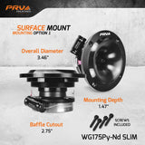 PRV Audio WG175Py-Nd SLIM Mini Mids & Highs Horn Driver