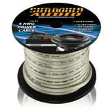 Sundown Audio 4 Gauge SILVER 100' Tinned OFC Oxygen Free Copper Power Cable Sundown Audio