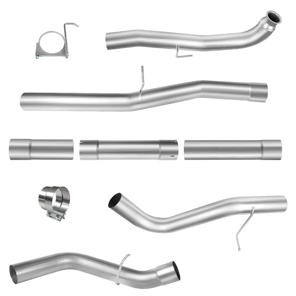 For 4.0/5.0 Inch 2011-2016 Chevy/GMC LML 6.6L Duramax DPF Delete Kit | Race Pipe Exhaust Downpipe-Back Flashark