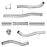 For 4.0/5.0 Inch 2011-2016 Chevy/GMC LML 6.6L Duramax DPF Delete Kit | Race Pipe Exhaust Downpipe-Back Flashark
