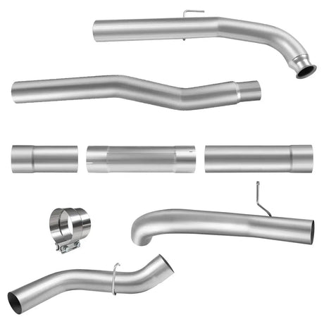 For 4.0/5.0 Inch 2011-2016 Chevy/GMC LML 6.6L Duramax DPF Delete Kit | Race Pipe Exhaust Downpipe-Back Flashark