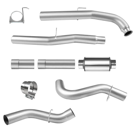 For 4.0/5.0 Inch 2011-2016 Chevy/GMC LML 6.6L Duramax DPF Delete Kit | Race Pipe Exhaust Downpipe-Back Flashark