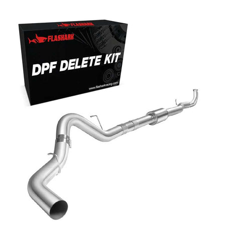 For 4.0/5.0 Inch 2011-2016 Chevy/GMC LML 6.6L Duramax DPF Delete Kit | Race Pipe Exhaust Downpipe-Back Flashark