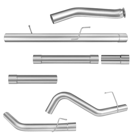 For 4.0/5.0 Inch 2013-2018 6.7 Cummins DPF Delete Race Pipe Dodge Ram 2500/3500 Turbo-Back Flashark