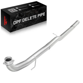 For 4.0/5.0 Inch 2017-2019 L5P 6.6 Duramax Chevy GMC DPF Delete Race Pipe Downpipe-Back Flashark