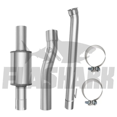 For 4.0/5.0 Inch 2019-2022 6.7 Cummins Dodge Ram DPF Delete Race Pipe 2500/3500 Flashark
