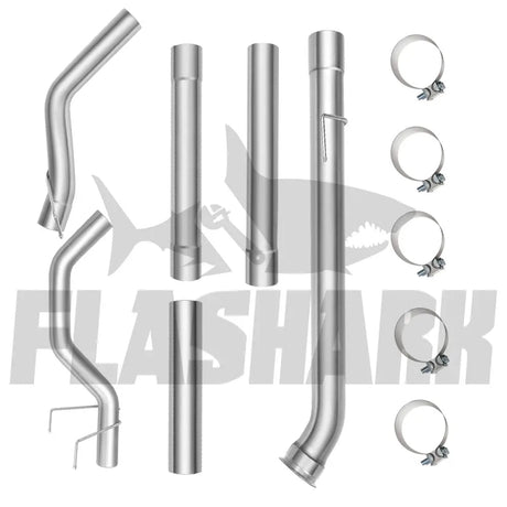 For 4.0/5.0 Inch 2019-2022 6.7 Cummins Dodge Ram DPF Delete Race Pipe 2500/3500 Flashark
