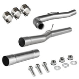 For 4.0/5.0 Inch 2011-2016 Chevy/GMC LML 6.6L Duramax DPF Delete Kit | Race Pipe Exhaust Downpipe-Back Flashark