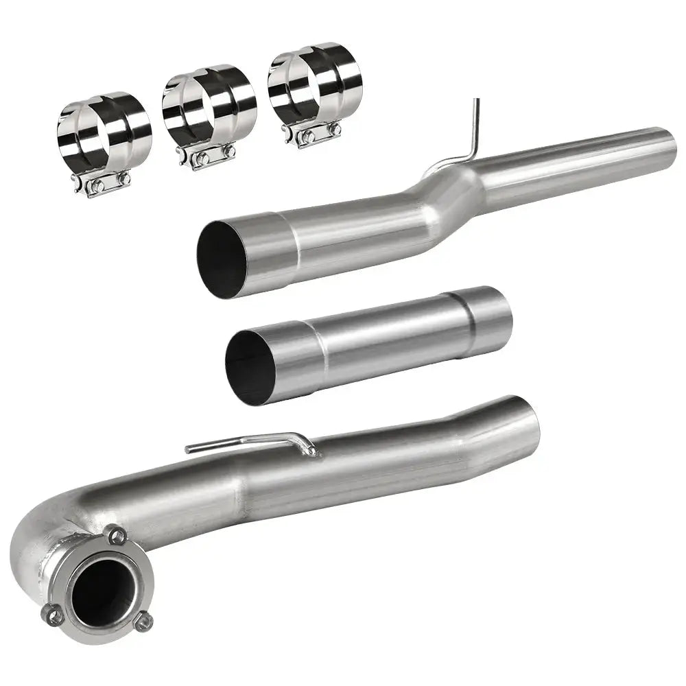 For 4.0/5.0 Inch 2011-2016 Chevy/GMC LML 6.6L Duramax DPF Delete Kit | Race Pipe Exhaust Downpipe-Back