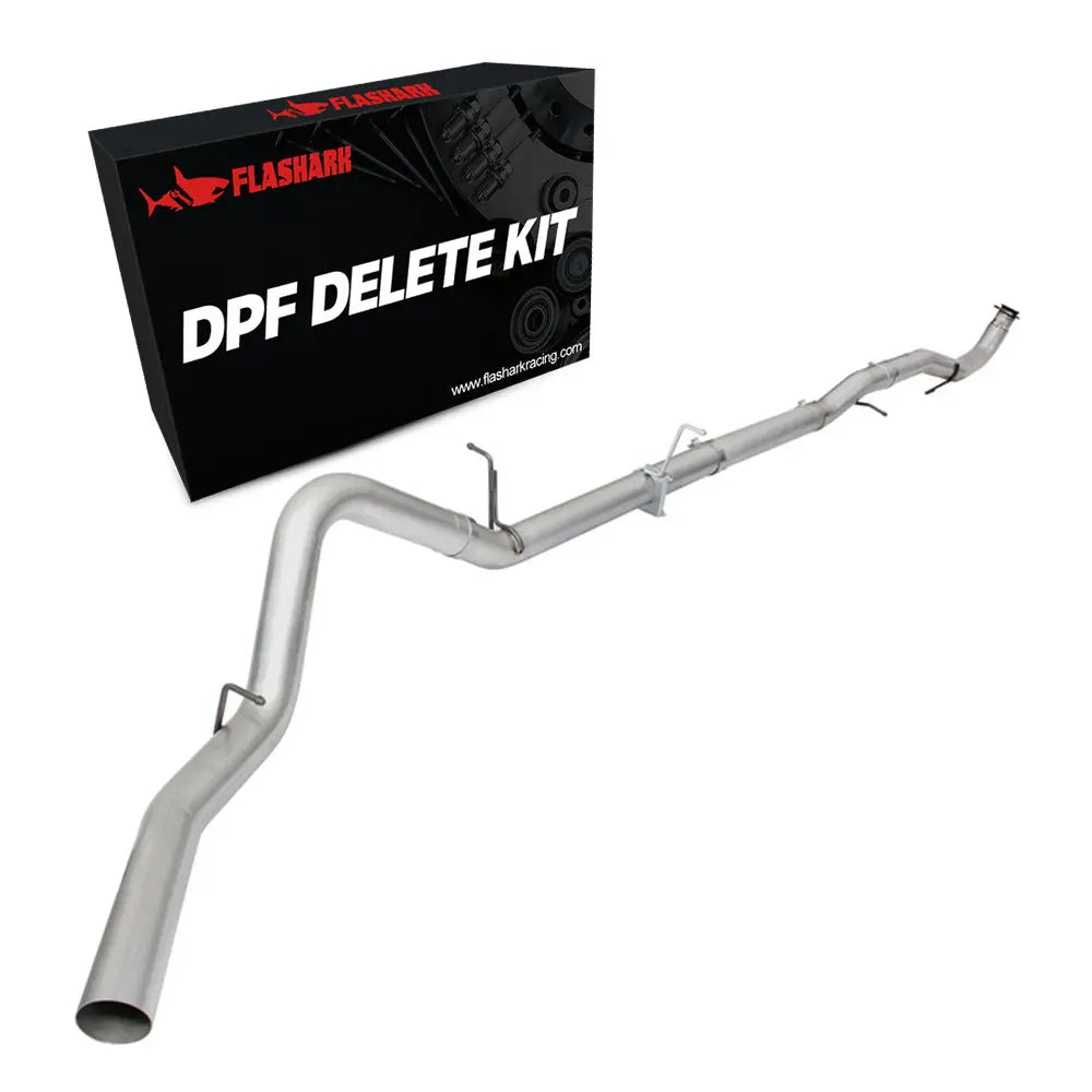 For 4.0/5.0 Inch 2011-2016 Chevy/GMC LML 6.6L Duramax DPF Delete Kit | Race Pipe Exhaust Downpipe-Back Flashark