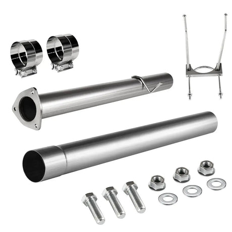 For 4.0/5.0 Inch 2013-2018 6.7 Cummins DPF Delete Race Pipe Dodge Ram 2500/3500 Turbo-Back Flashark
