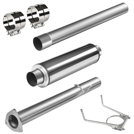 For 4.0/5.0 Inch 2013-2018 6.7 Cummins DPF Delete Race Pipe Dodge Ram 2500/3500 Turbo-Back Flashark