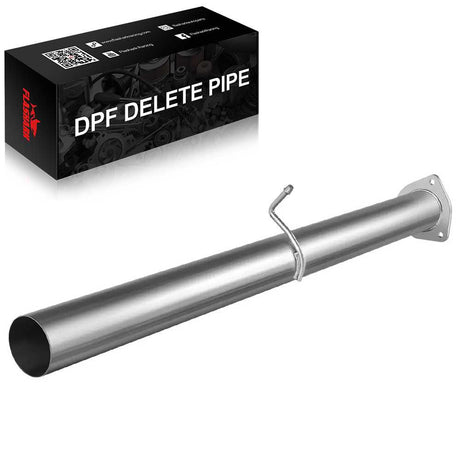 For 4.0 Inch 2007.5-2012 DPF Delete Race Pipe 6.7 Cummins Dodge Ram 2500/3500 Flashark