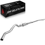 For 4.0 Inch 2007.5-2012 DPF Delete Race Pipe 6.7 Cummins Dodge Ram 2500/3500 Flashark