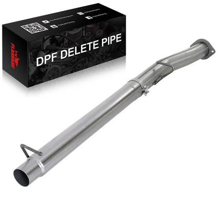 For 4.0 Inch 2008-2010 Ford 6.4 Powerstroke Cat & DPF Delete Race Downpipe-Back Pipe F-250 F-350 F-450 F-550 Flashark