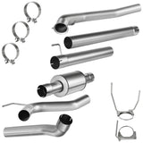 For 4.0 Inch 2007.5-2012 DPF Delete Race Pipe 6.7 Cummins Dodge Ram 2500/3500 Flashark