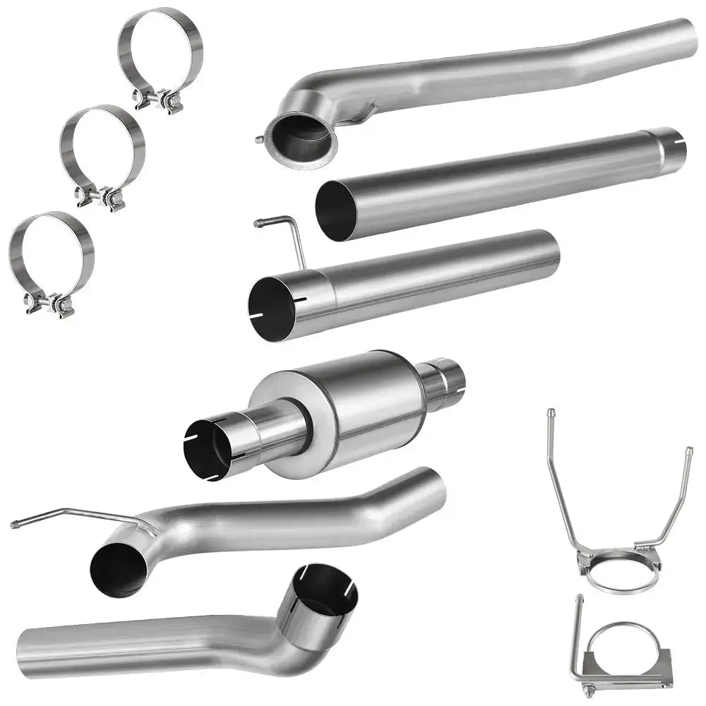 For 4.0 Inch 2007.5-2012 DPF Delete Race Pipe 6.7 Cummins Dodge Ram 2500/3500