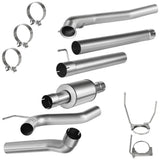 For 4.0 Inch 2007.5-2012 DPF Delete Race Pipe 6.7 Cummins Dodge Ram 2500/3500