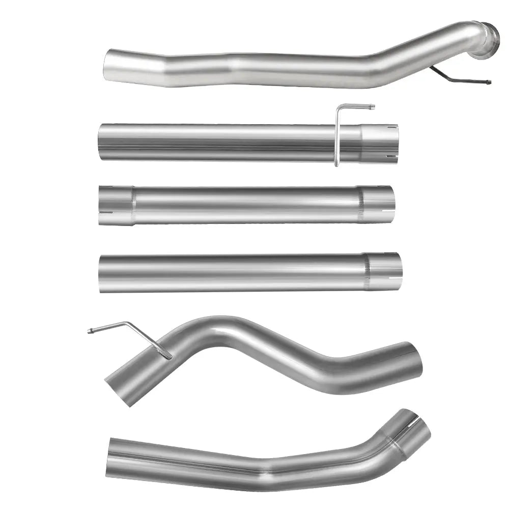 For 4.0 Inch 2007.5-2012 DPF Delete Race Pipe 6.7 Cummins Dodge Ram 2500/3500 Flashark