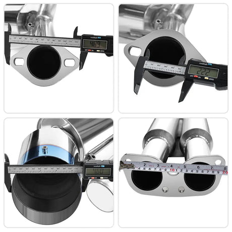 2003-2009 Nissan 350Z 3.5L Catback Exhaust w/ 4.5 Inches Dual Burnt Tips Flashark