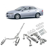 1998-2002 Honda Accord EX/LX 3.0L V6 Catback Exhaust System w/4.5 Inches Muffler Tip SOHC J30A1 Flashark