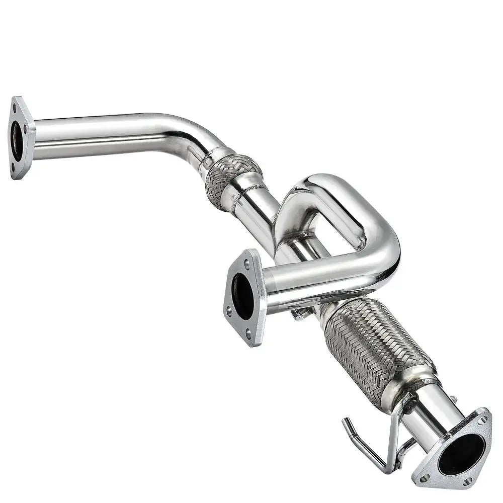 1998-2002 Honda Accord J30 V6 Exhaust Header/ Catback Exhaust w/4.5 Inches Muffler Tip All-In-One Kit Flashark