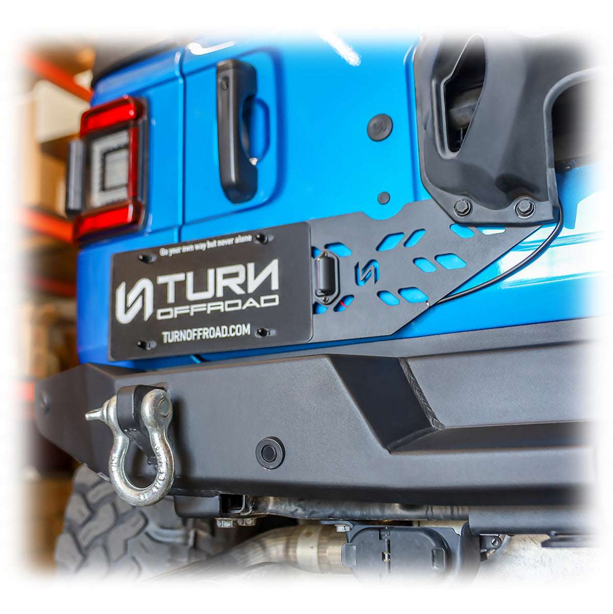 Jeep JL License Plate Relocation Kit Turn Offroad