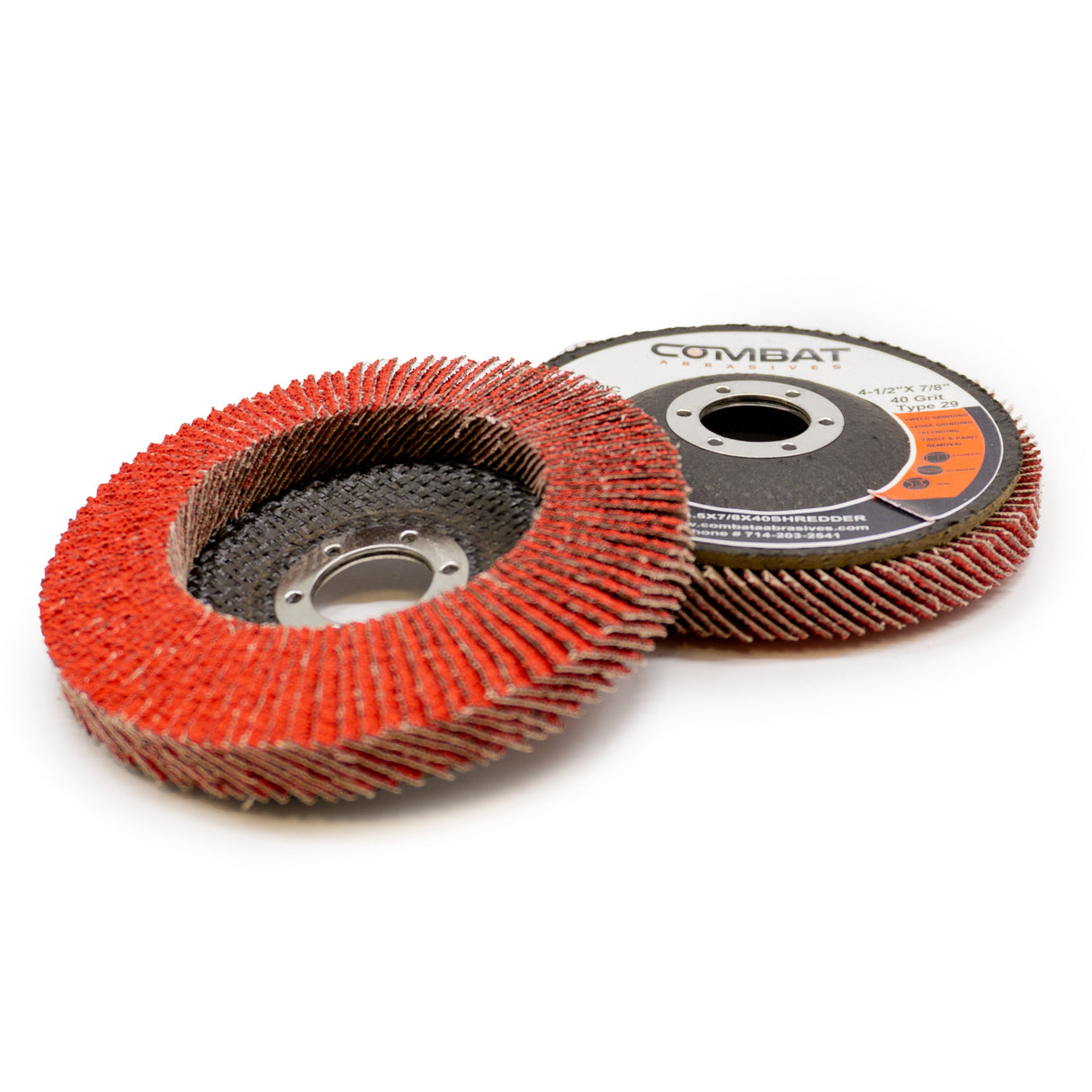 Ceramic Shredder High Density Flap Discs 4-1⁄2" x 7⁄8" (Type 29)