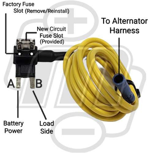Mechman 400 Amp High Output Alternator For GM Truck / SUV 19-23 with OEM Stretch Belt Mechman