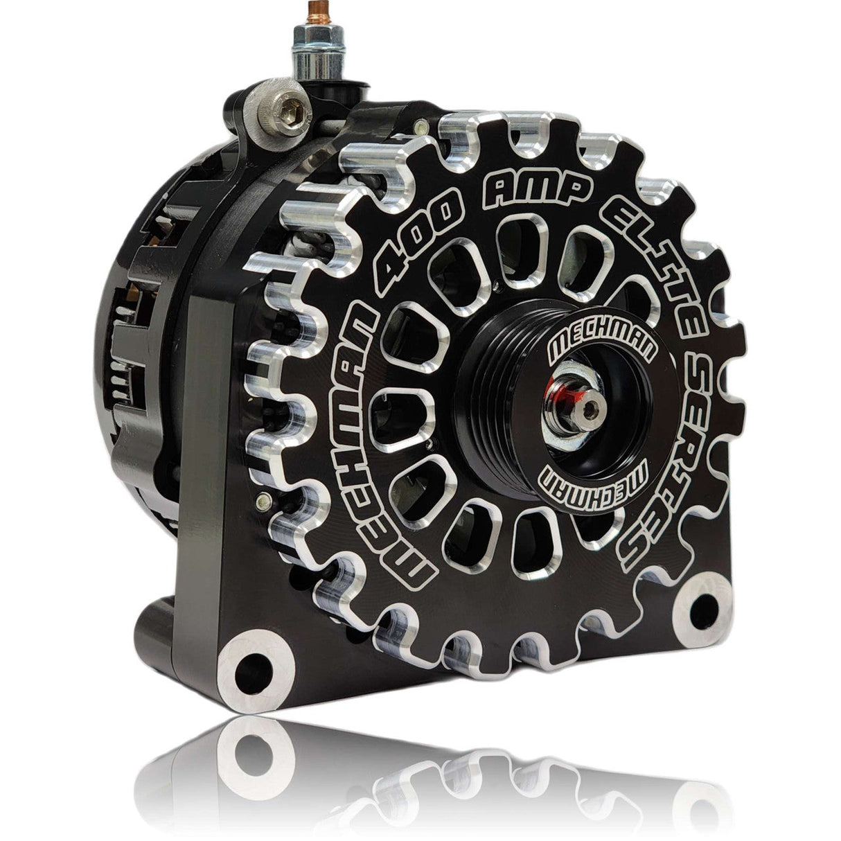 Mechman 400 Amp High Output Alternator For GM Truck / SUV 19-23 with OEM Stretch Belt Mechman