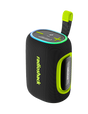 RadioShack 40W Bluetooth Speaker, TWS, AUX/USB, IPX5 Water Resistant, RGB Lights, Black/Green TekShack