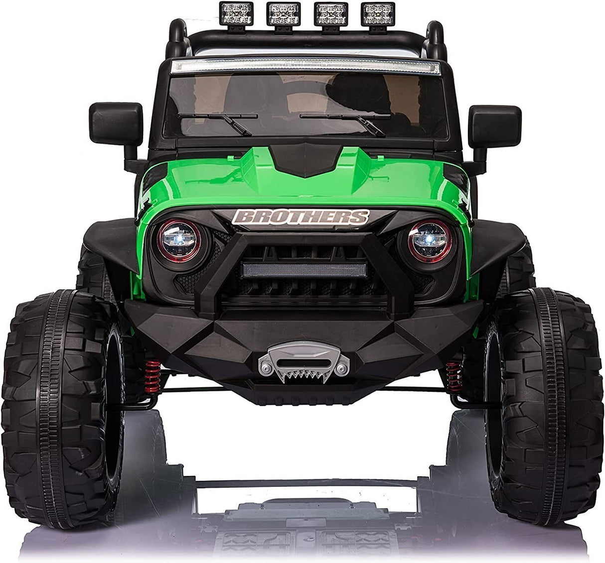 400W 2-Seater Electric Ride-On Truck for Kids with LED Lights and Music