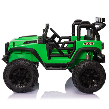 400W 2-Seater Electric Ride-On Truck with LED Lights for Kids - 24V Jeep Car